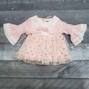 Little Lass Baby 3/6 Month Top